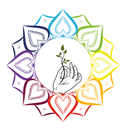 Kreatives Meditieren Logo farbig